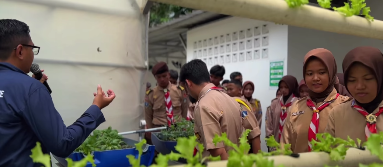 Saka Taruna Bumi Banten di Umah Tani Agriculture